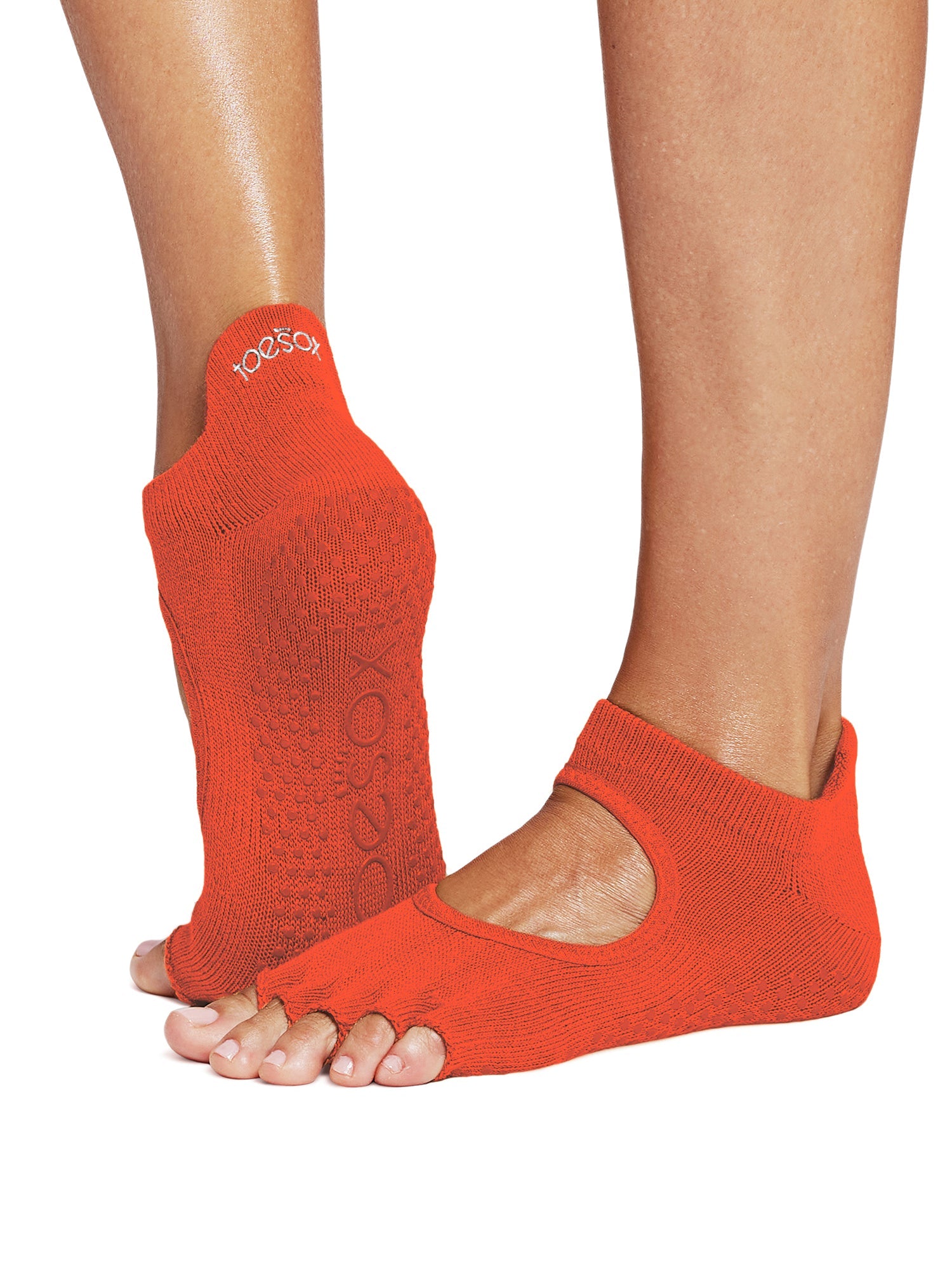 [限定SALE][ToeSox] Bellarina ベラリナ（Half-Toe／つま先なし） グリップ ソックス ／ ヨガ ピラティス 滑り止め付 靴下 [EX]