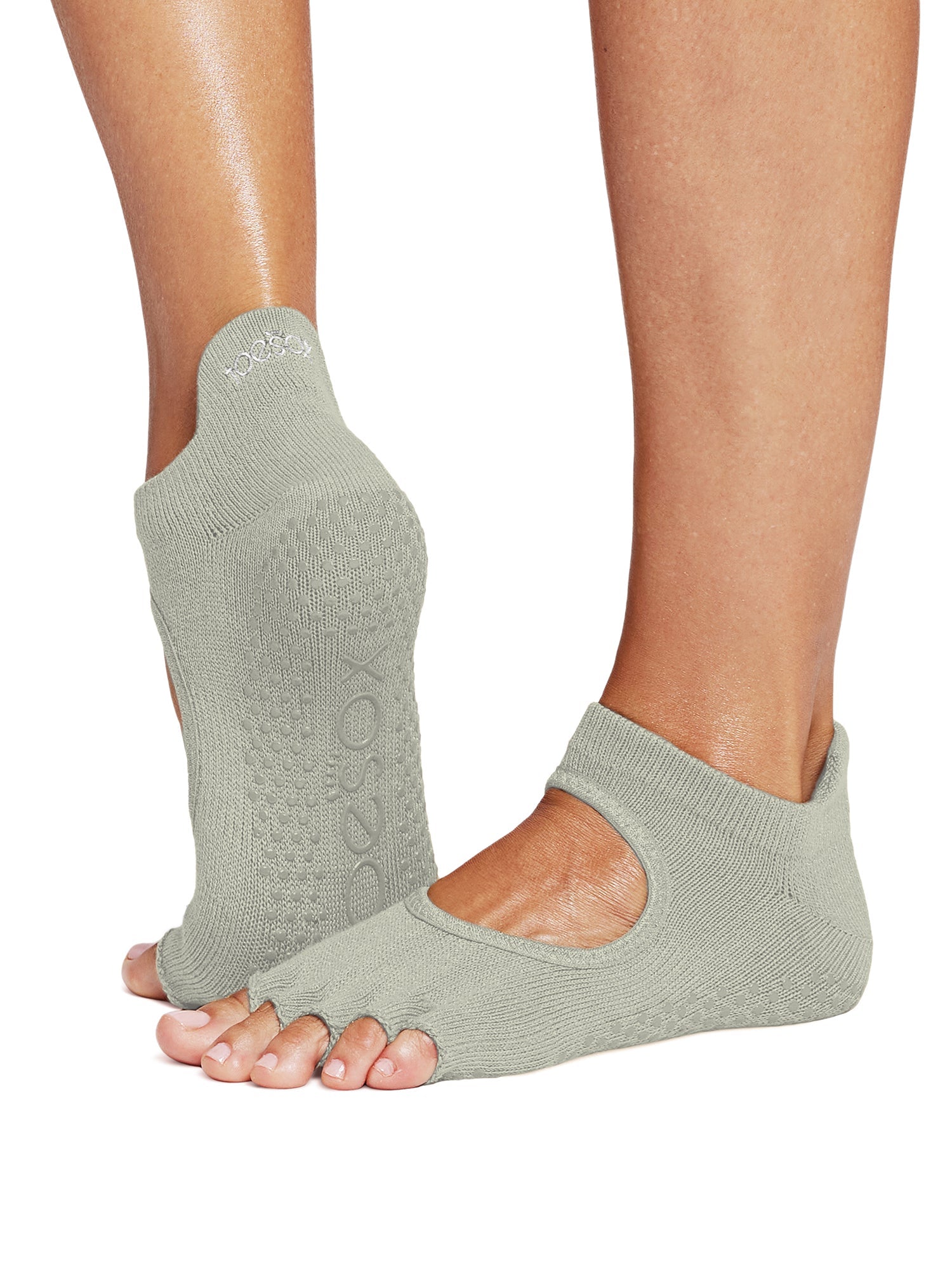 [限定SALE][ToeSox] Bellarina ベラリナ（Half-Toe／つま先なし） グリップ ソックス ／ ヨガ ピラティス 滑り止め付 靴下 [EX]