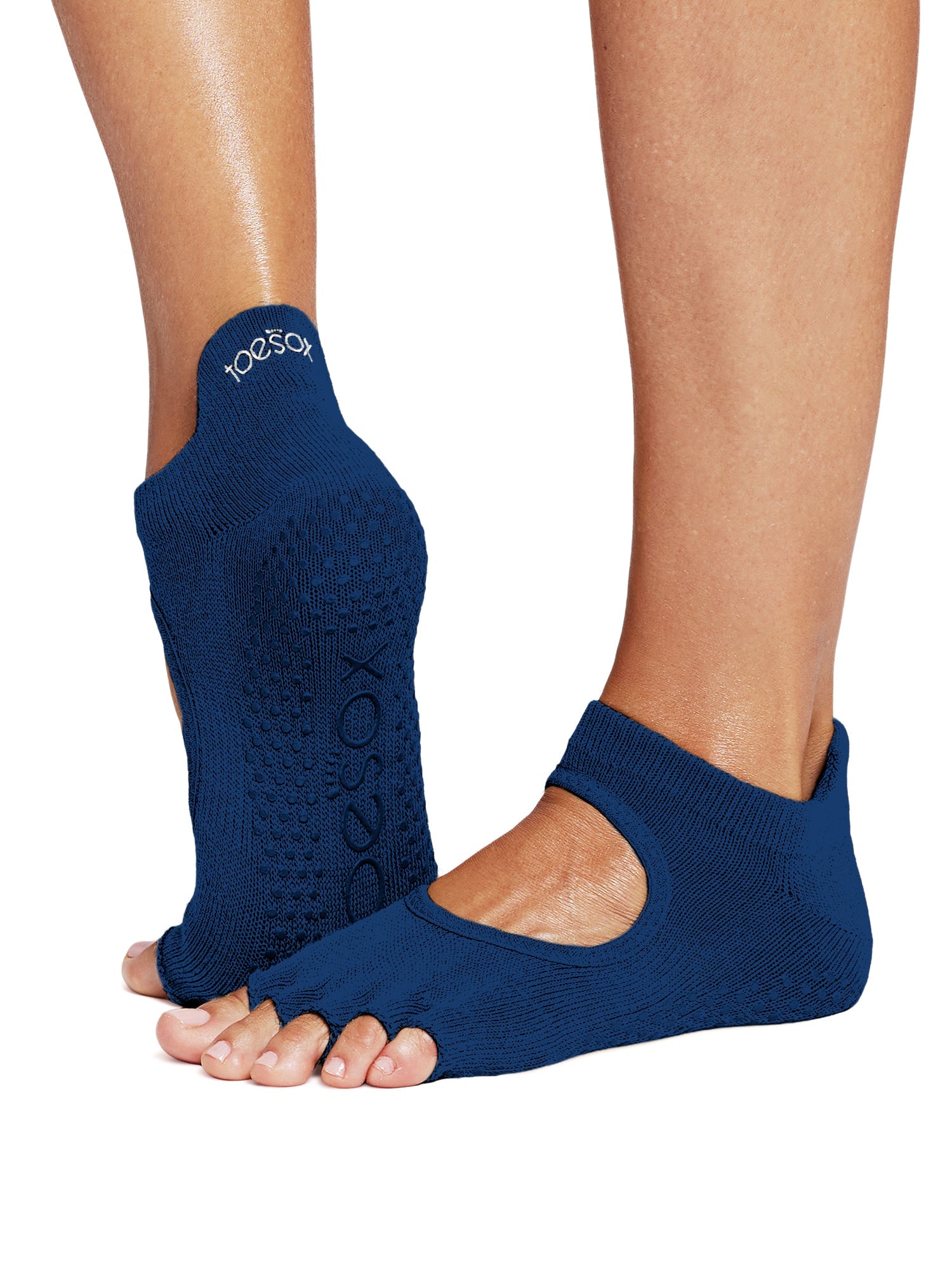 [限定SALE][ToeSox] Bellarina ベラリナ（Half-Toe／つま先なし） グリップ ソックス ／ ヨガ ピラティス 滑り止め付 靴下 [EX]