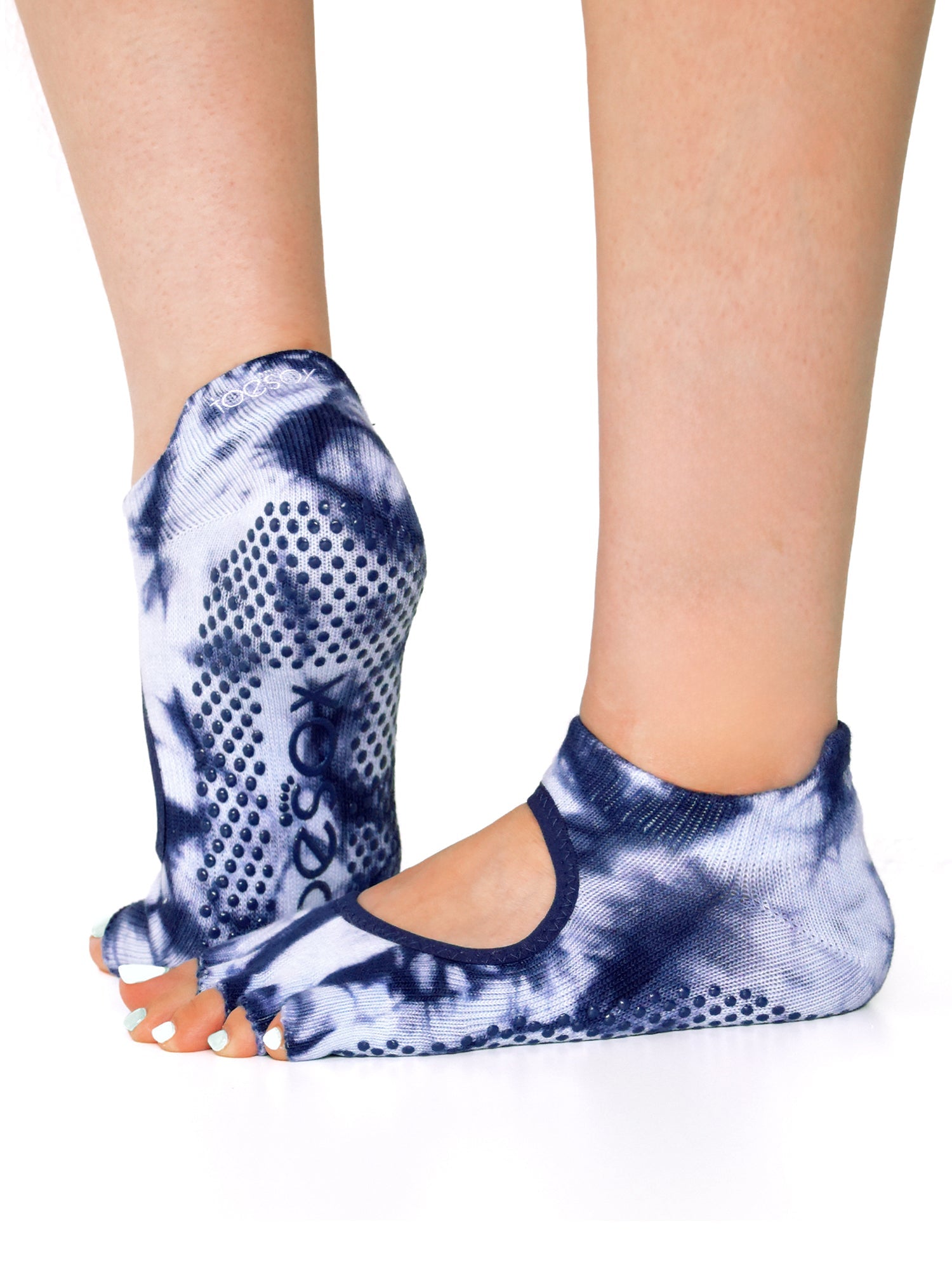 [限定SALE][ToeSox] Bellarina ベラリナ（Half-Toe／つま先なし） グリップ ソックス ／ ヨガ ピラティス 滑り止め付 靴下 [EX]