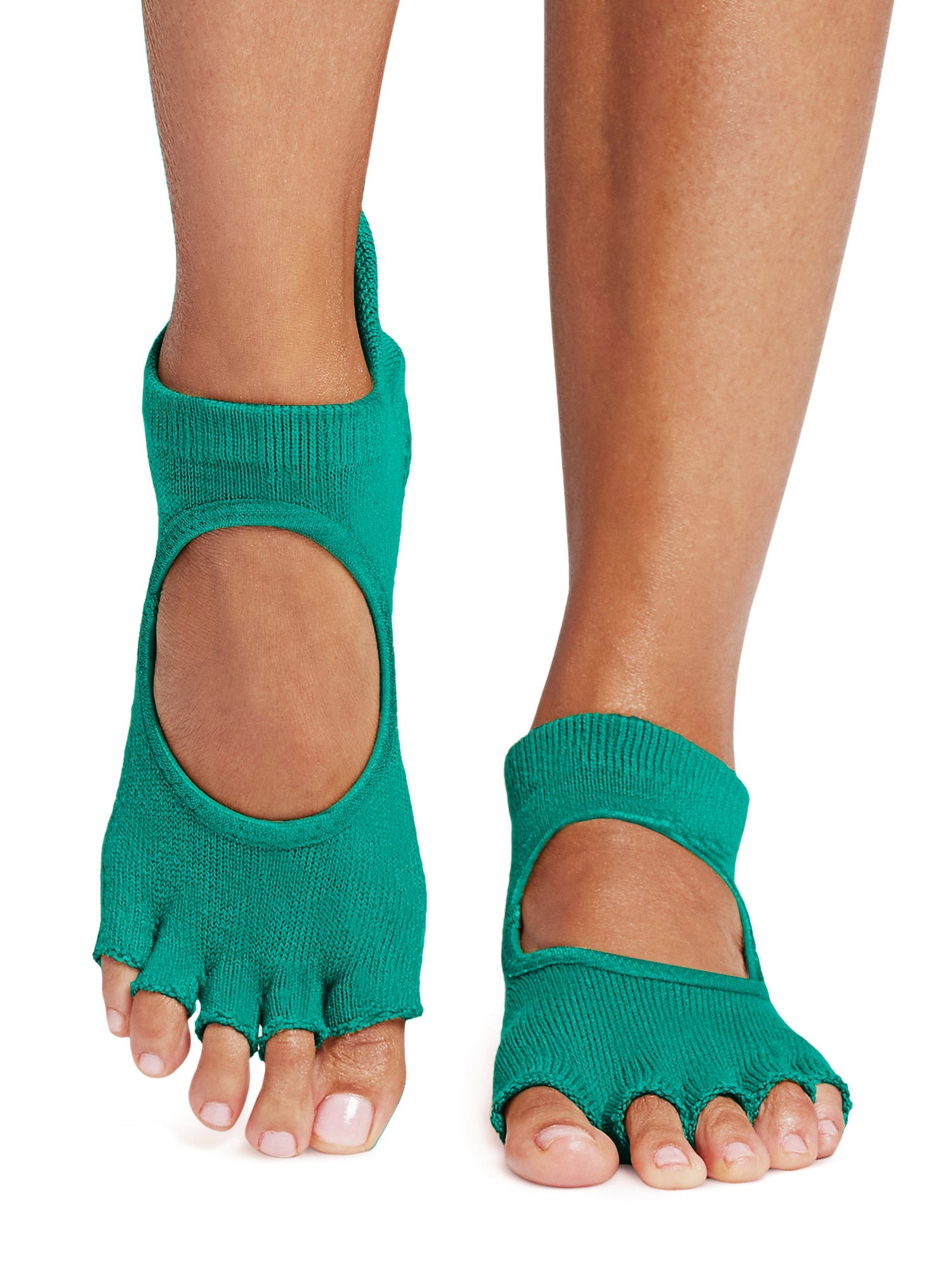 [限定SALE][ToeSox] Bellarina ベラリナ（Half-Toe／つま先なし） グリップ ソックス ／ ヨガ ピラティス 滑り止め付 靴下 [EX]