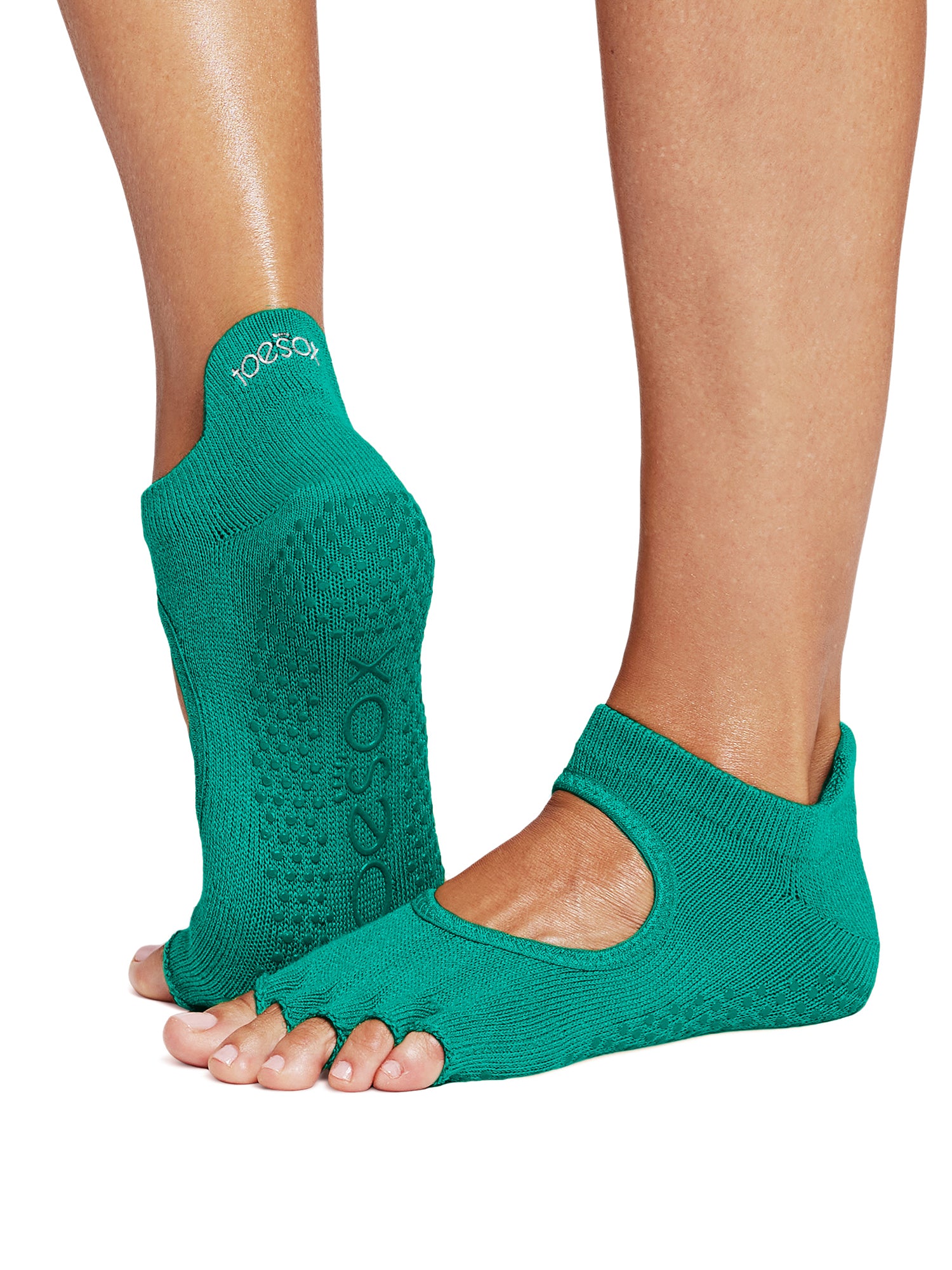 [ToeSox] Bellarina ベラリナ（Half-Toe／つま先なし） グリップ ソックス ／ ヨガ ピラティス 滑り止め付 靴下 25FW_D3