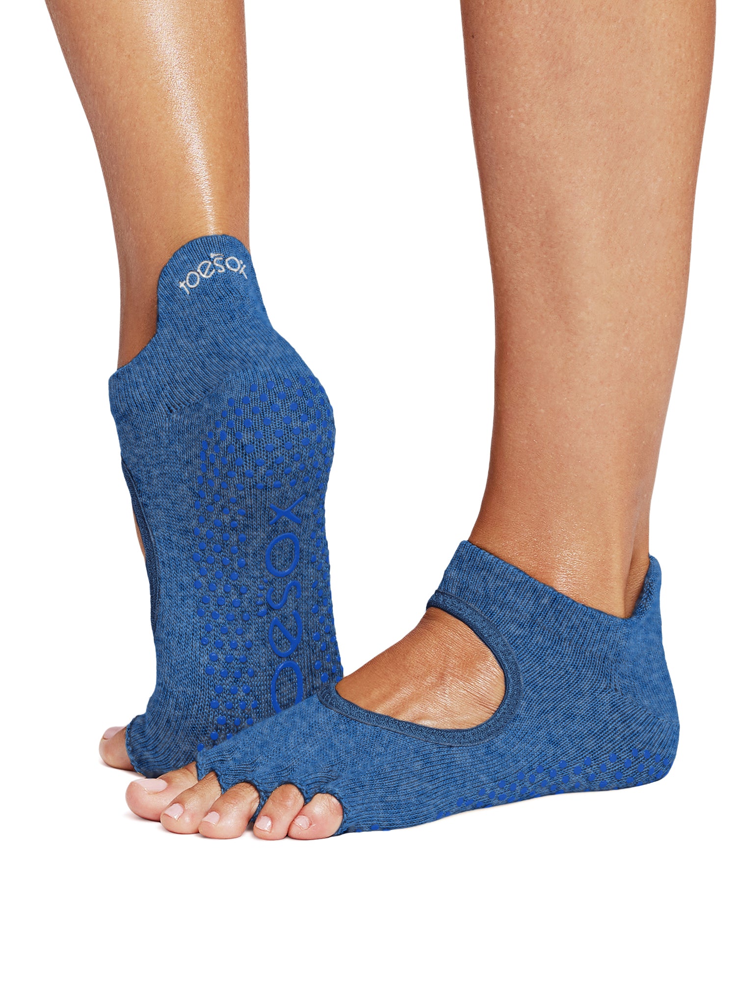 [ToeSox] Bellarina ベラリナ（Half-Toe／つま先なし） グリップ ソックス ／ ヨガ ピラティス 滑り止め付 靴下 25FW_D3