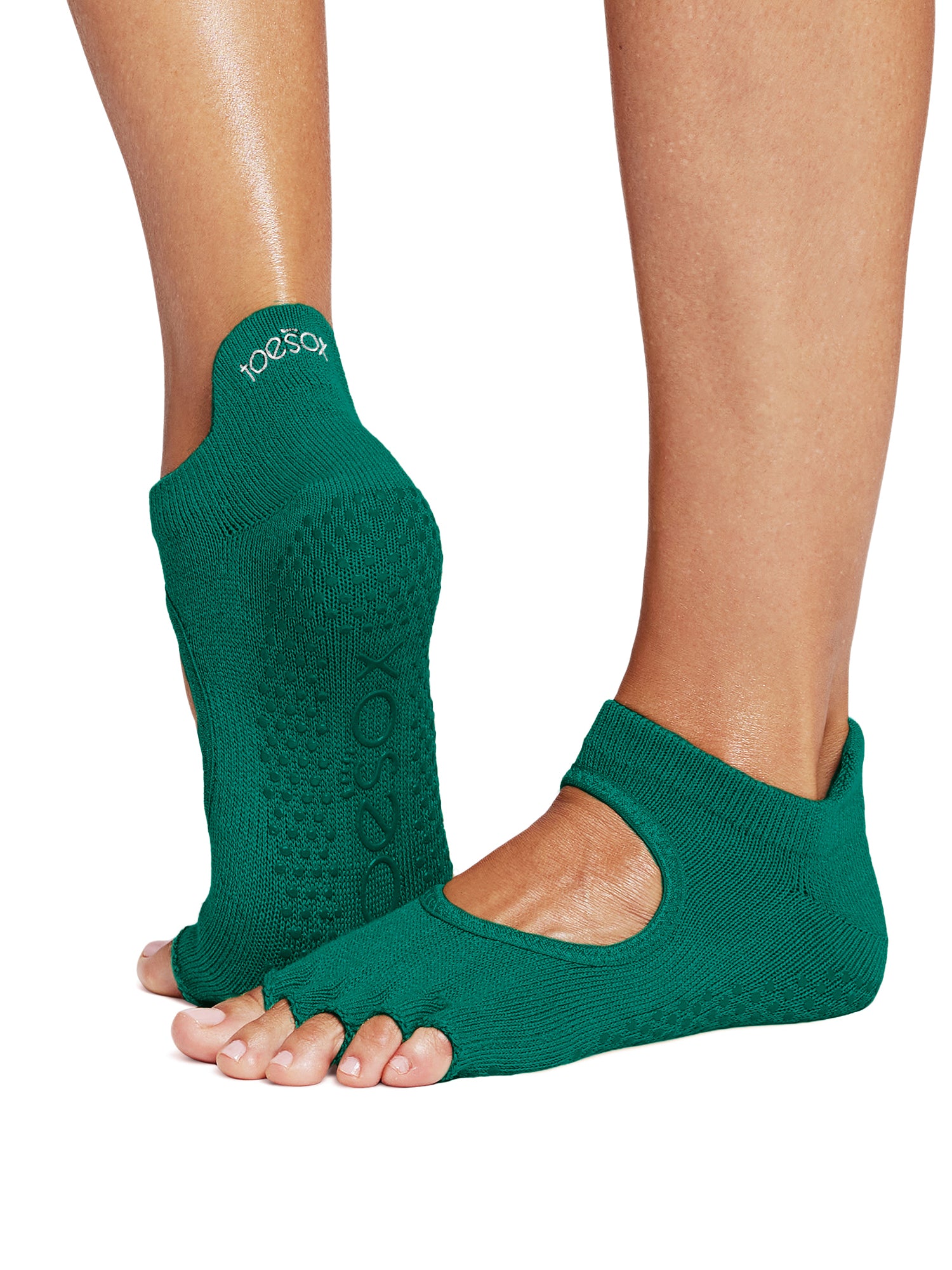 [ToeSox] Bellarina ベラリナ（Half-Toe／つま先なし） グリップ ソックス ／ ヨガ ピラティス 滑り止め付 靴下 25FW_D3