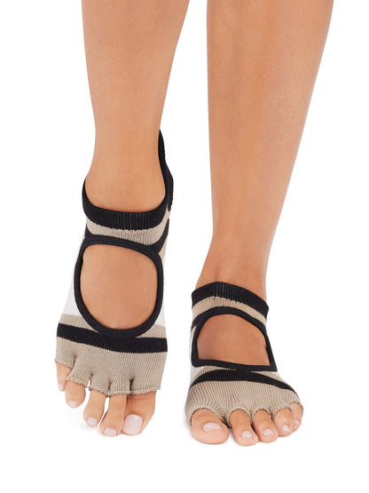 [ToeSox] Bellarina ベラリナ（Half-Toe／つま先なし） グリップ ソックス ／ ヨガ ピラティス 滑り止め付 靴下 25FW_D3