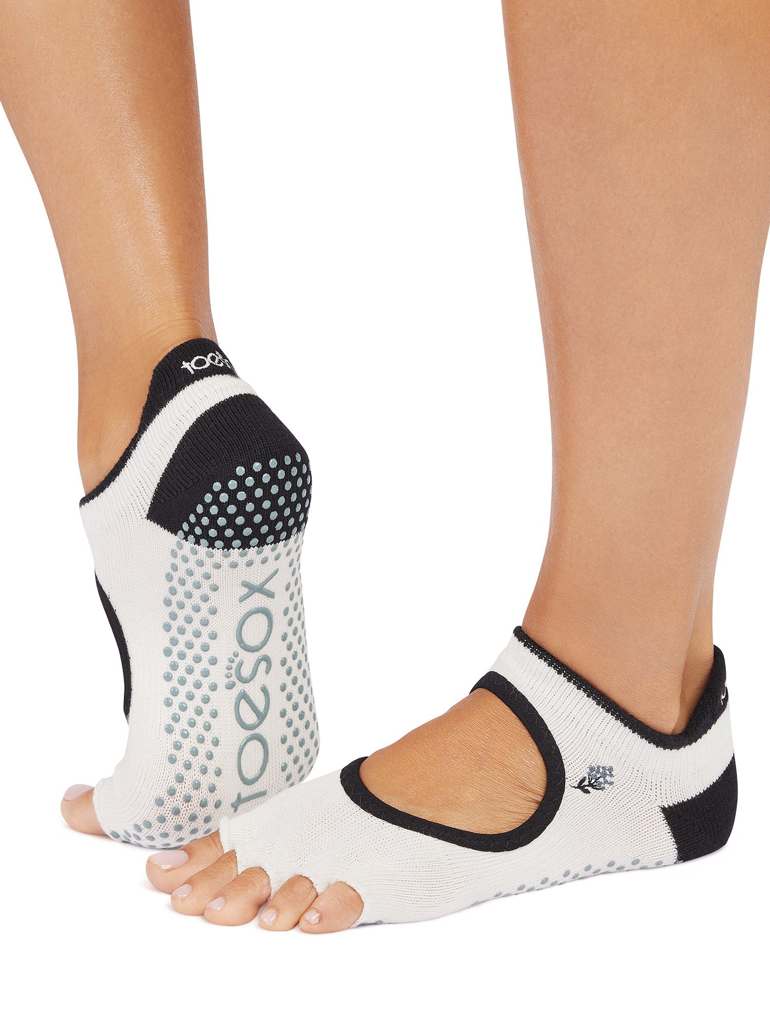 [限定SALE][ToeSox] Bellarina ベラリナ（Half-Toe／つま先なし） グリップ ソックス ／ ヨガ ピラティス 滑り止め付 靴下 [EX]