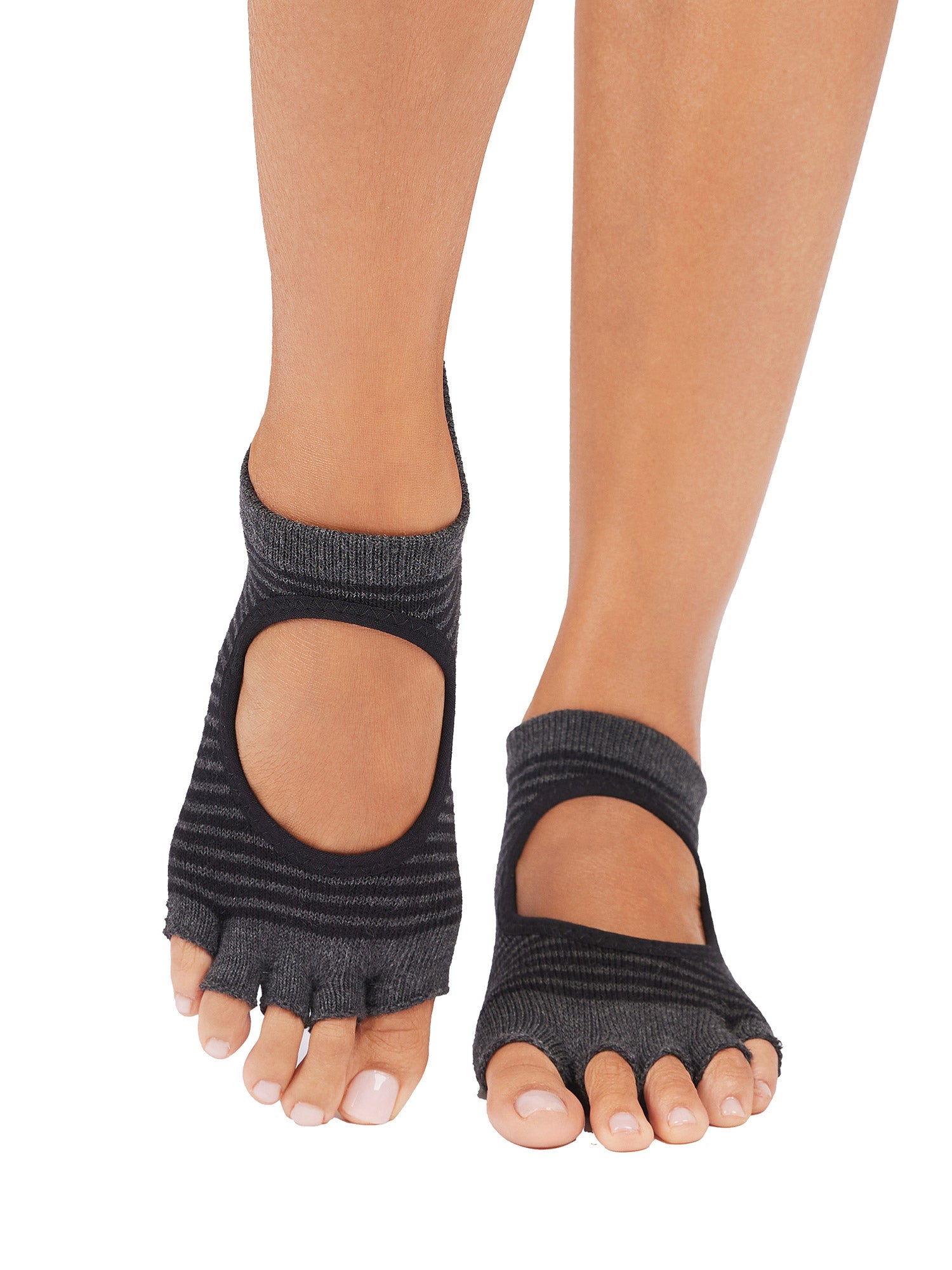 [限定SALE][ToeSox] Bellarina ベラリナ（Half-Toe／つま先なし） グリップ ソックス ／ ヨガ ピラティス 滑り止め付 靴下 [EX]