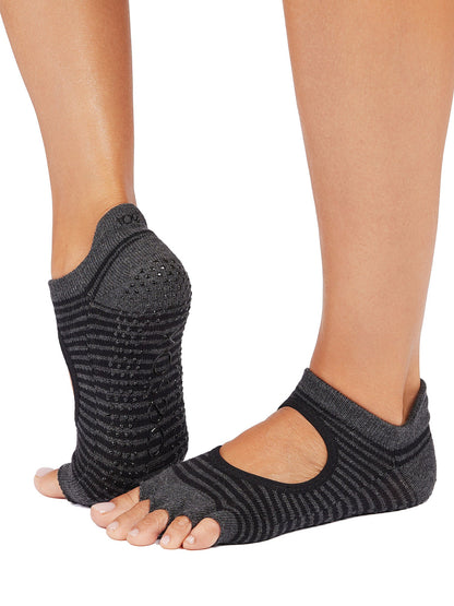 [ToeSox] Bellarina ベラリナ（Half-Toe／つま先なし） グリップ ソックス ／ ヨガ ピラティス 滑り止め付 靴下 25FW_D3