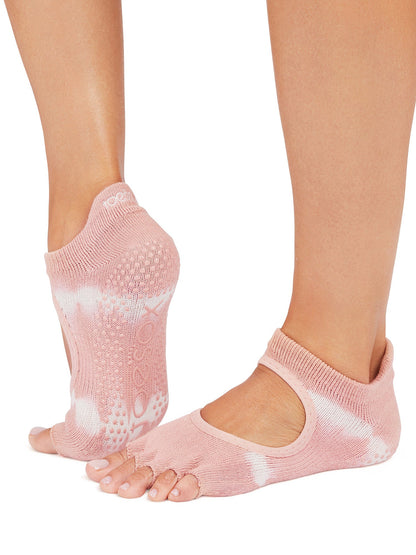 [限定SALE][ToeSox] Bellarina ベラリナ（Half-Toe／つま先なし） グリップ ソックス ／ ヨガ ピラティス 滑り止め付 靴下 [EX]