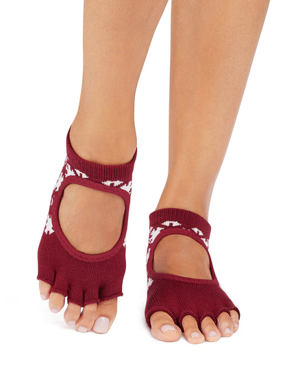 [ToeSox] Bellarina ベラリナ（Half-Toe／つま先なし） グリップ ソックス ／ ヨガ ピラティス 滑り止め付 靴下 25FW_D3