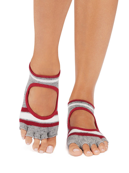 [限定SALE][ToeSox] Bellarina ベラリナ（Half-Toe／つま先なし） グリップ ソックス ／ ヨガ ピラティス 滑り止め付 靴下 [EX]