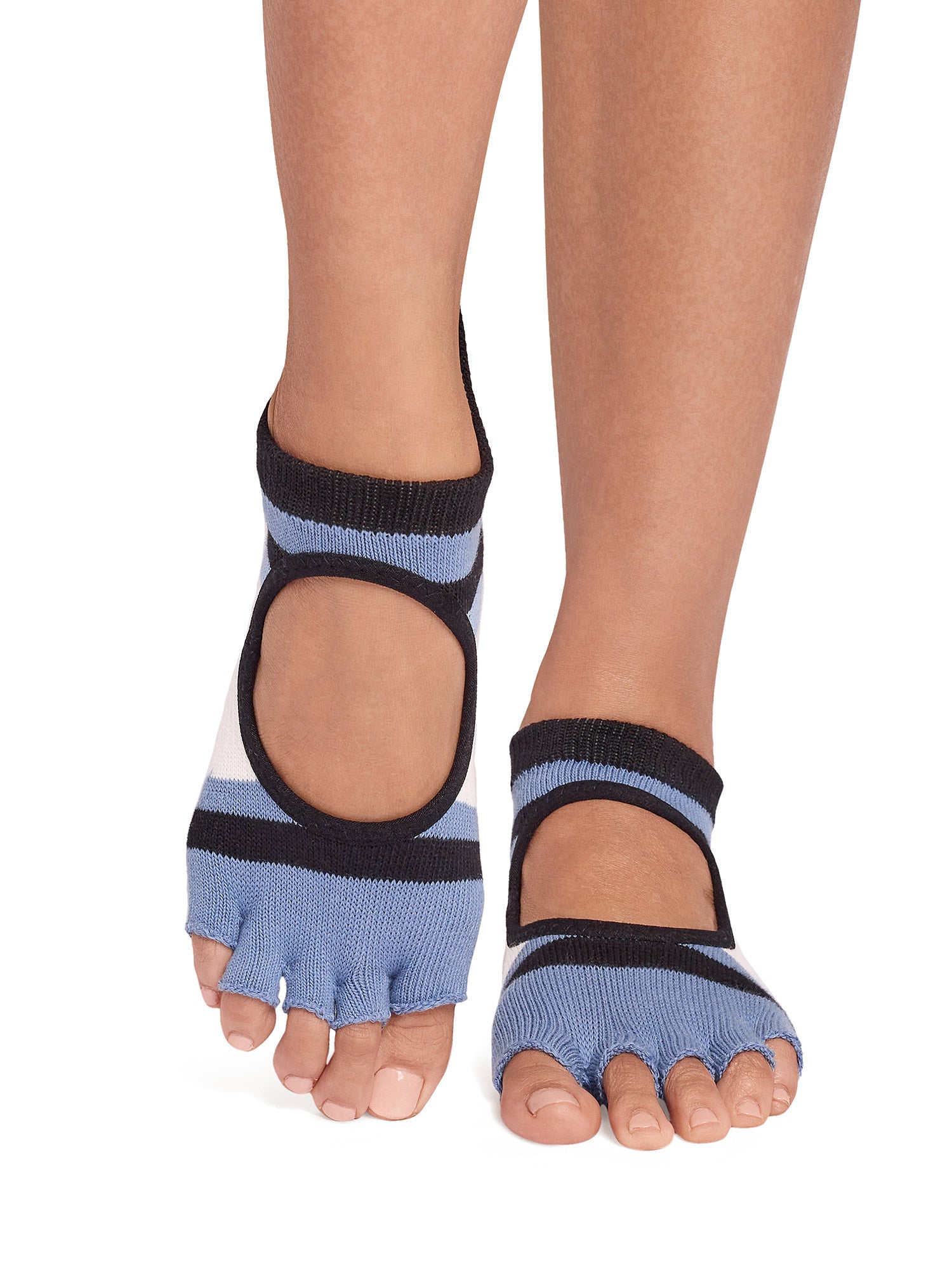[限定SALE][ToeSox] Bellarina ベラリナ（Half-Toe／つま先なし） グリップ ソックス ／ ヨガ ピラティス 滑り止め付 靴下 [EX]