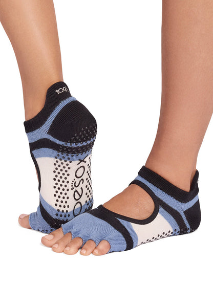 [限定SALE][ToeSox] Bellarina ベラリナ（Half-Toe／つま先なし） グリップ ソックス ／ ヨガ ピラティス 滑り止め付 靴下 [EX]