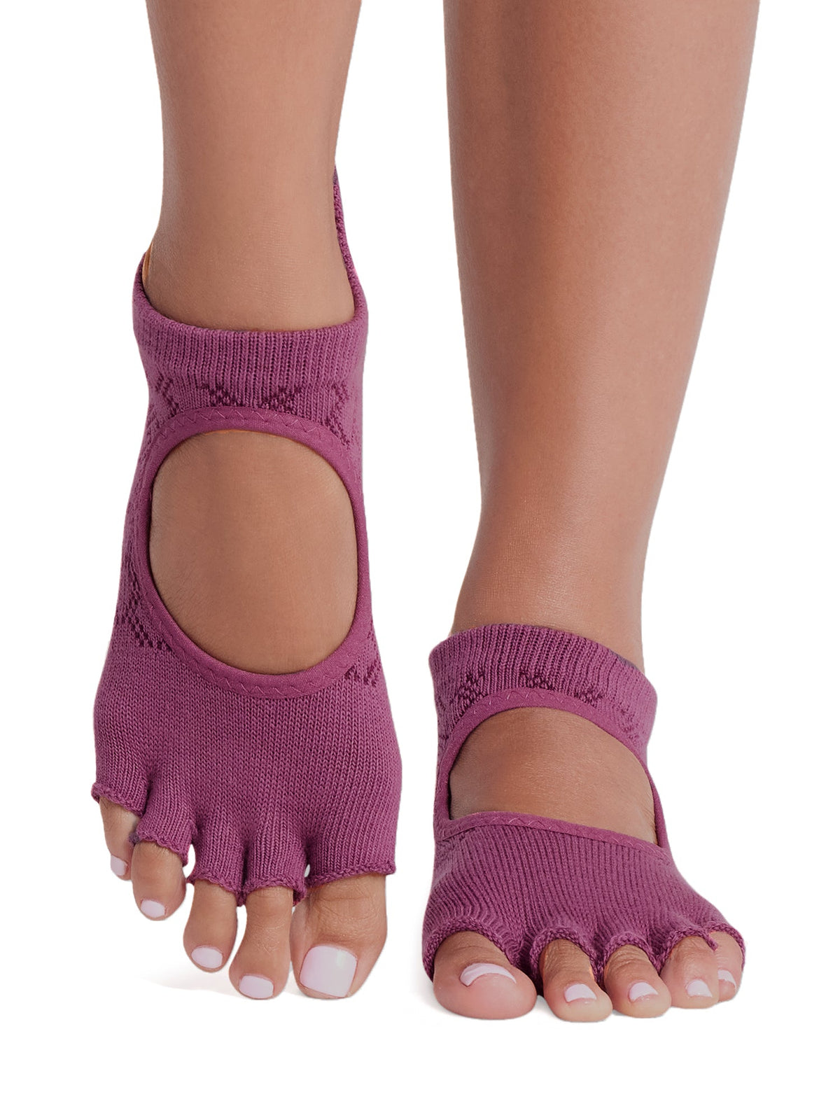 [ToeSox] Bellarina Half-Toe Grip Socks / Yoga Pilates Anti-Slip Socks 25SS_D3