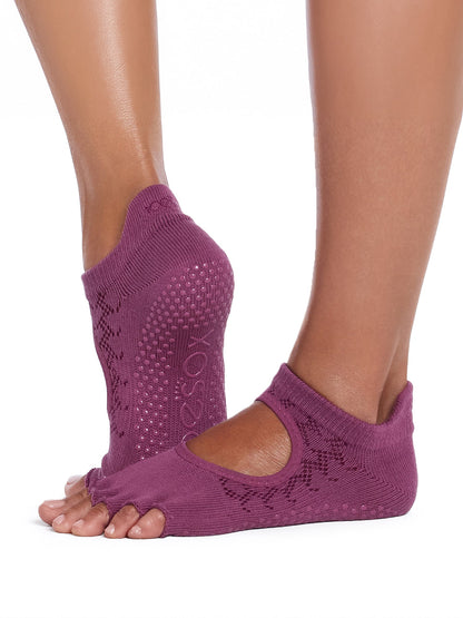 [ToeSox] Bellarina Half-Toe Grip Socks / Yoga Pilates Anti-Slip Socks 25SS_D3