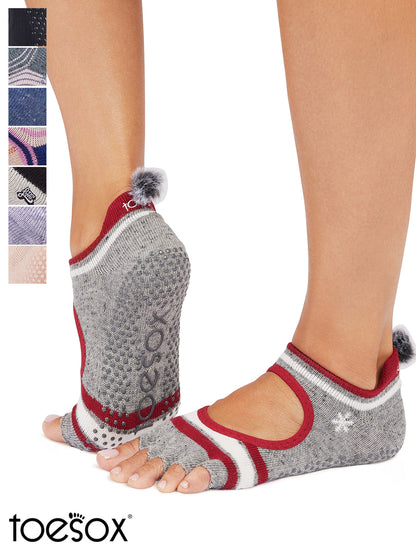 [ToeSox] Bellarina ベラリナ（Half-Toe／つま先なし） グリップ ソックス ／ ヨガ ピラティス 滑り止め付 靴下 25FW_D3