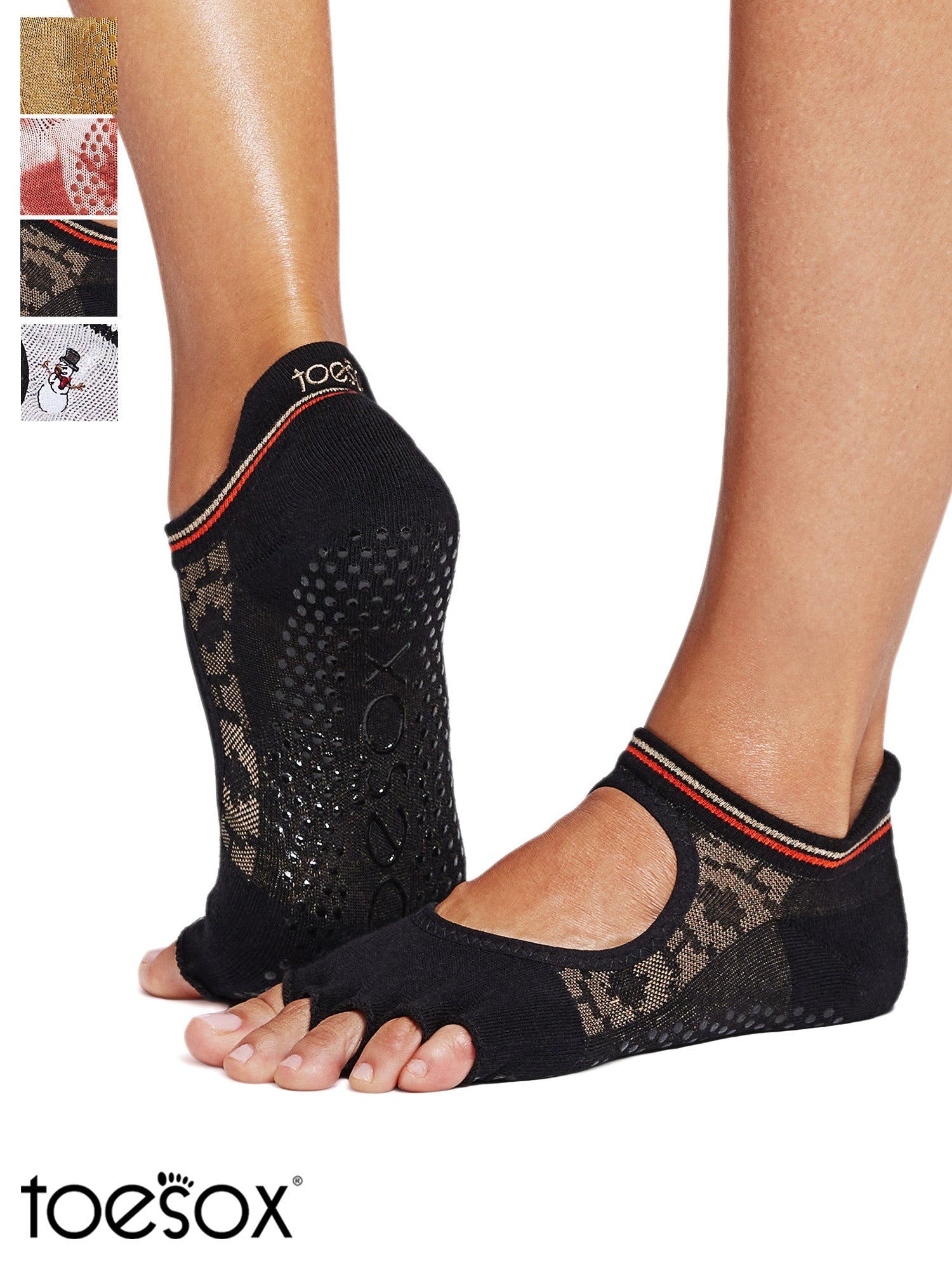 12% OFF [SALE] [ToeSox] Bellarina Bellarina (Half-Toe/No Toes) Grip Socks / Yoga Pilates Anti-Slip Socks [SOFF] 2501