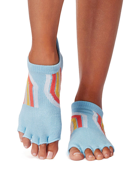 最大40%OFF[SALE][ToeSox] Low Rise ローライズ（Half-Toe／つま先なし） グリップ ソックス ／ ヨガ ピラティス 滑り止め付 靴下 [GWS]