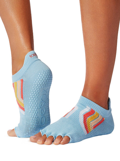 最大40%OFF[SALE][ToeSox] Low Rise ローライズ（Half-Toe／つま先なし） グリップ ソックス ／ ヨガ ピラティス 滑り止め付 靴下 [GWS]