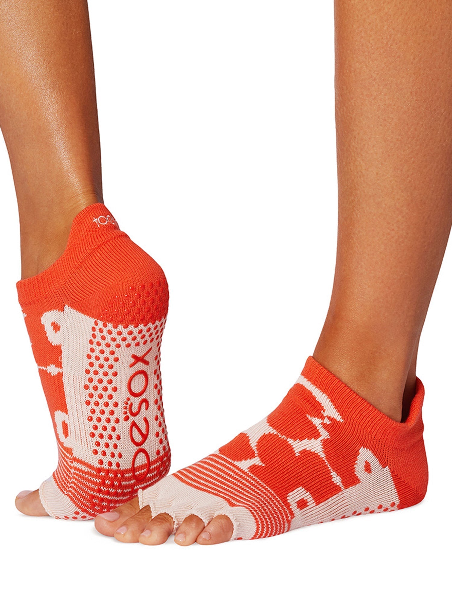 [ToeSox] Low Rise (Half-Toe) Grip Socks / Yoga Pilates Anti-Slip Socks 25SS_D1 2501