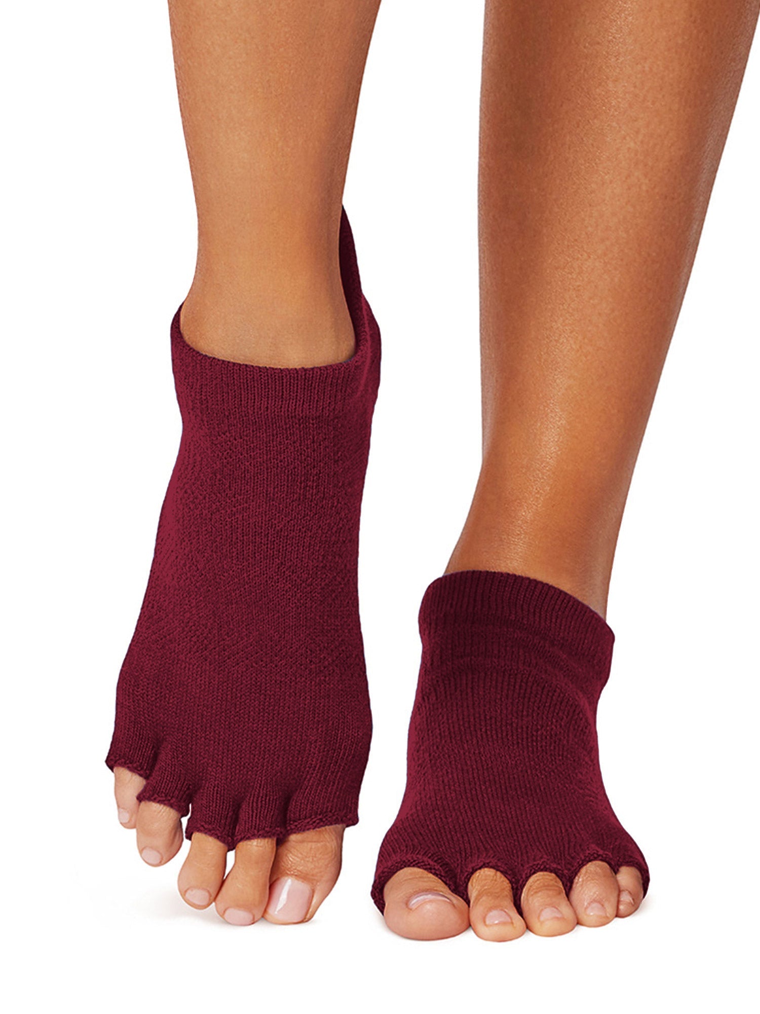 [限定SALE][ToeSox] Low Rise ローライズ（Half-Toe／つま先なし） グリップ ソックス ／ ヨガ ピラティス 滑り止め付 靴下 [EX]