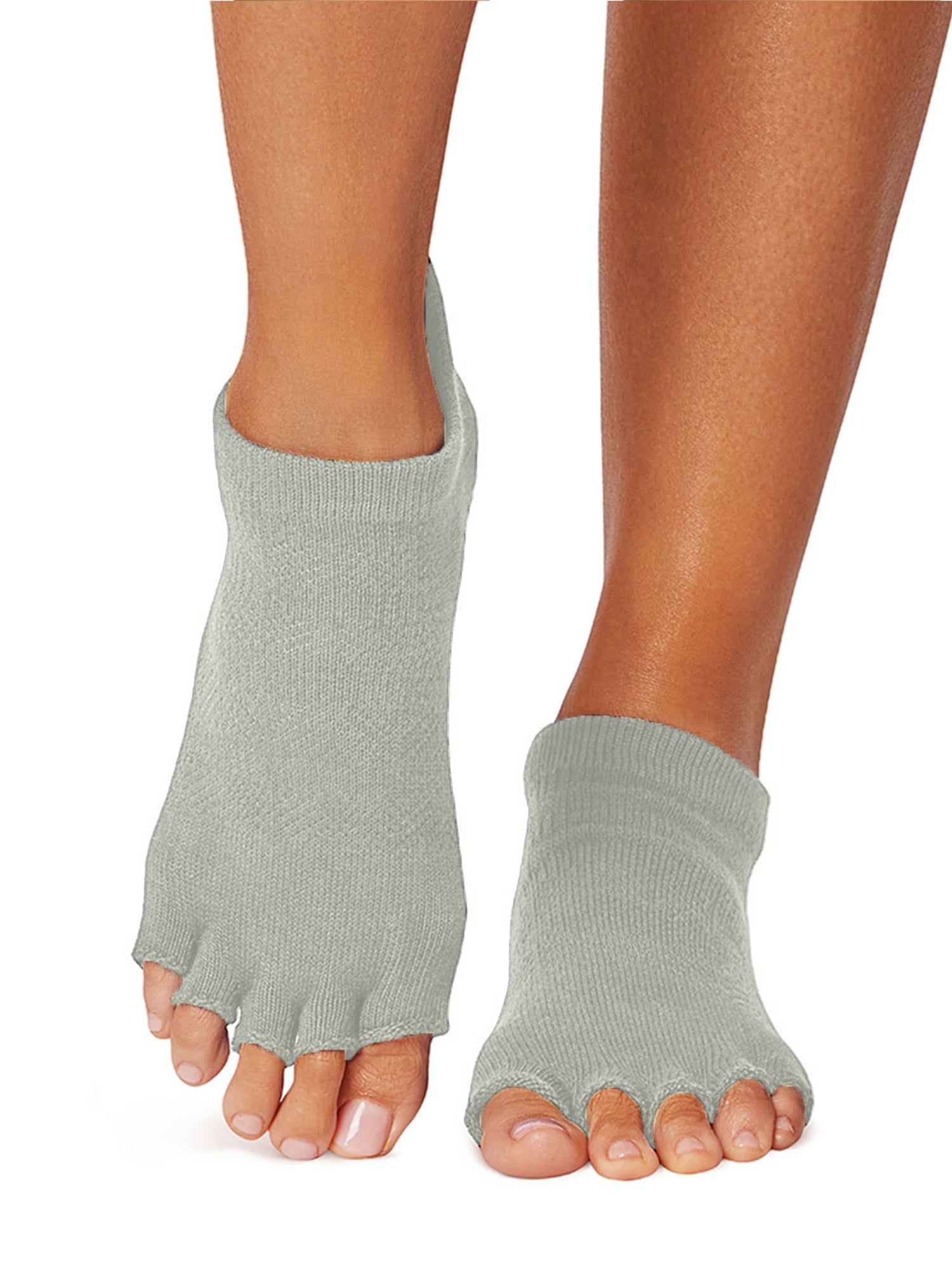 [限定SALE][ToeSox] Low Rise ローライズ（Half-Toe／つま先なし） グリップ ソックス ／ ヨガ ピラティス 滑り止め付 靴下 [EX]