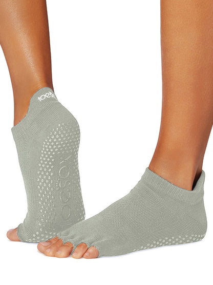[ToeSox] Low Rise ローライズ（Half-Toe／つま先なし） グリップ ソックス ／ ヨガ ピラティス 滑り止め付 靴下 25FW_D2