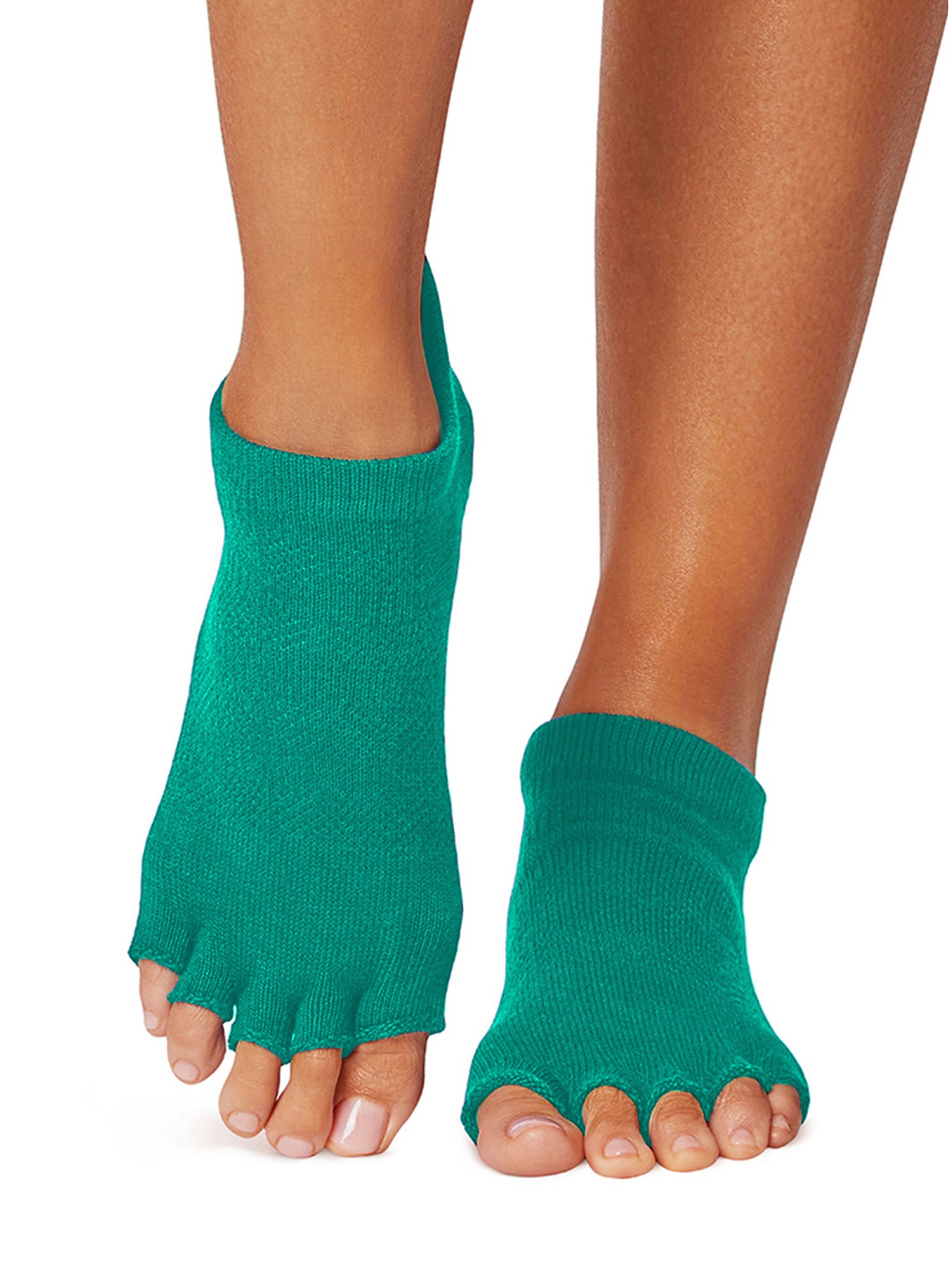 [ToeSox] Low Rise ローライズ（Half-Toe／つま先なし） グリップ ソックス ／ ヨガ ピラティス 滑り止め付 靴下 25FW_D2