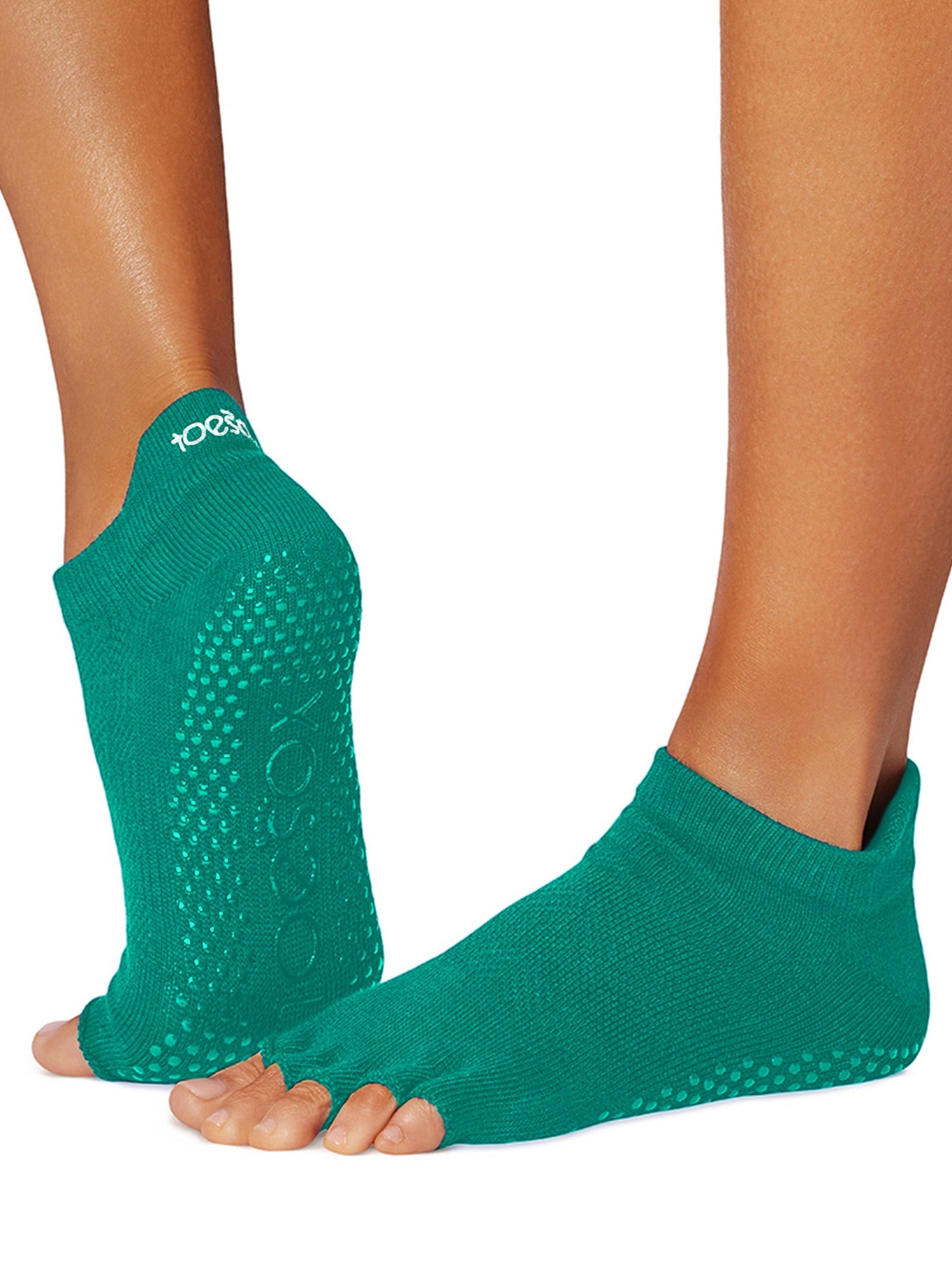 [限定SALE][ToeSox] Low Rise ローライズ（Half-Toe／つま先なし） グリップ ソックス ／ ヨガ ピラティス 滑り止め付 靴下 [EX]