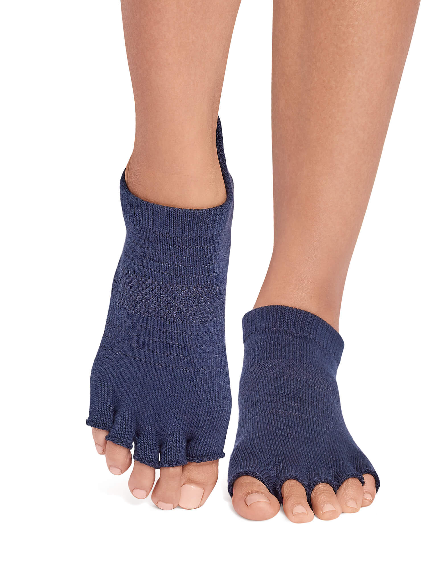 [限定SALE][ToeSox] Low Rise ローライズ（Half-Toe／つま先なし） グリップ ソックス ／ ヨガ ピラティス 滑り止め付 靴下 [EX]