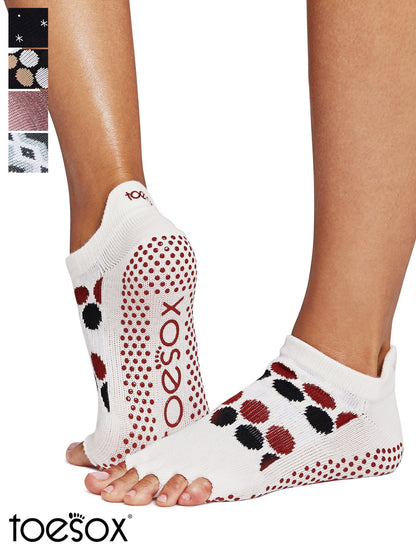 12% OFF [SALE] [ToeSox] Low Rise (Half-Toe) Grip Socks / Yoga Pilates Anti-Slip Socks [SOFF] 2501