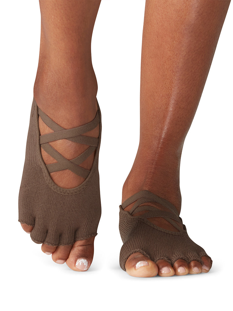 最大19%OFF[限定SALE][ToeSox] Elle エル（Half-Toe／つま先なし）グリップ ソックス ／ ヨガ ピラティス 滑り止め付 靴下 [EX]