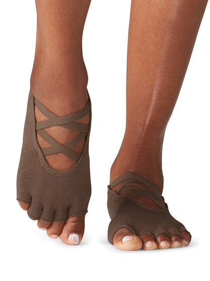 最大19%OFF[限定SALE][ToeSox] Elle エル（Half-Toe／つま先なし）グリップ ソックス ／ ヨガ ピラティス 滑り止め付 靴下 [EX]