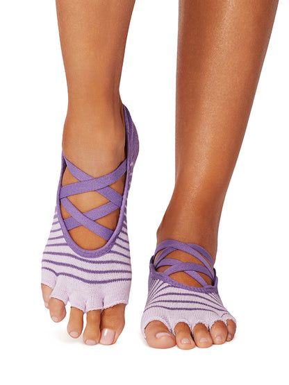 最大40%OFF[SALE][ToeSox] Elle エル（Half-Toe／つま先なし）グリップ ソックス ／ ヨガ ピラティス 滑り止め付 靴下  [EX]