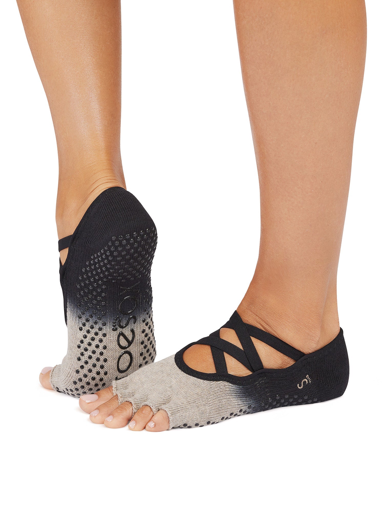 [ToeSox] Elle (Half-Toe) Grip Socks / Yoga Pilates Anti-Slip Socks 25SS_D3