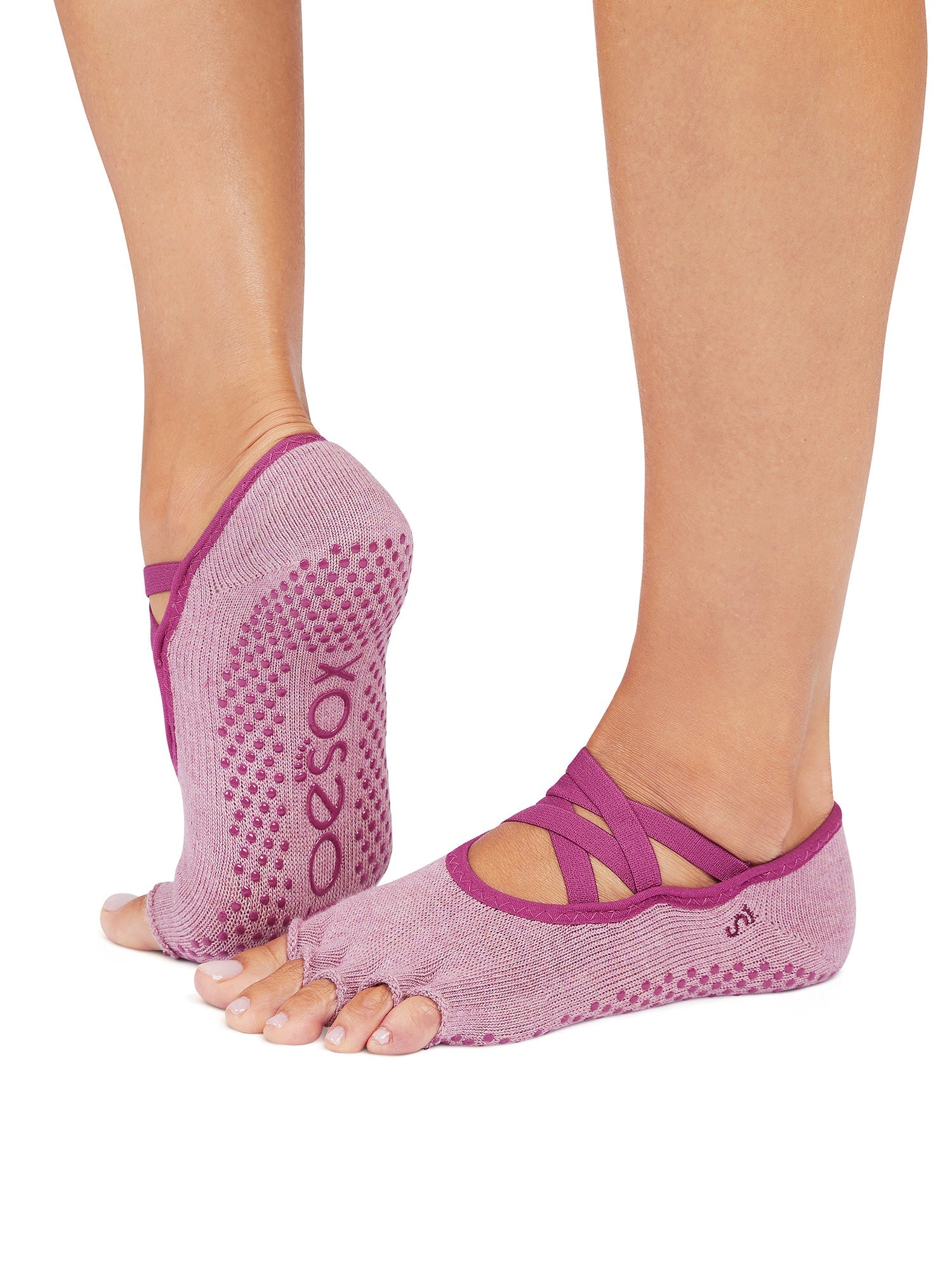 [ToeSox] Elle (Half-Toe) Grip Socks / Yoga Pilates Anti-Slip Socks 25SS_D3