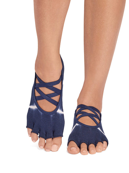 [ToeSox] Elle エル（Half-Toe／つま先なし）グリップ ソックス ／ ヨガ ピラティス 滑り止め付 靴下 26SS_D2