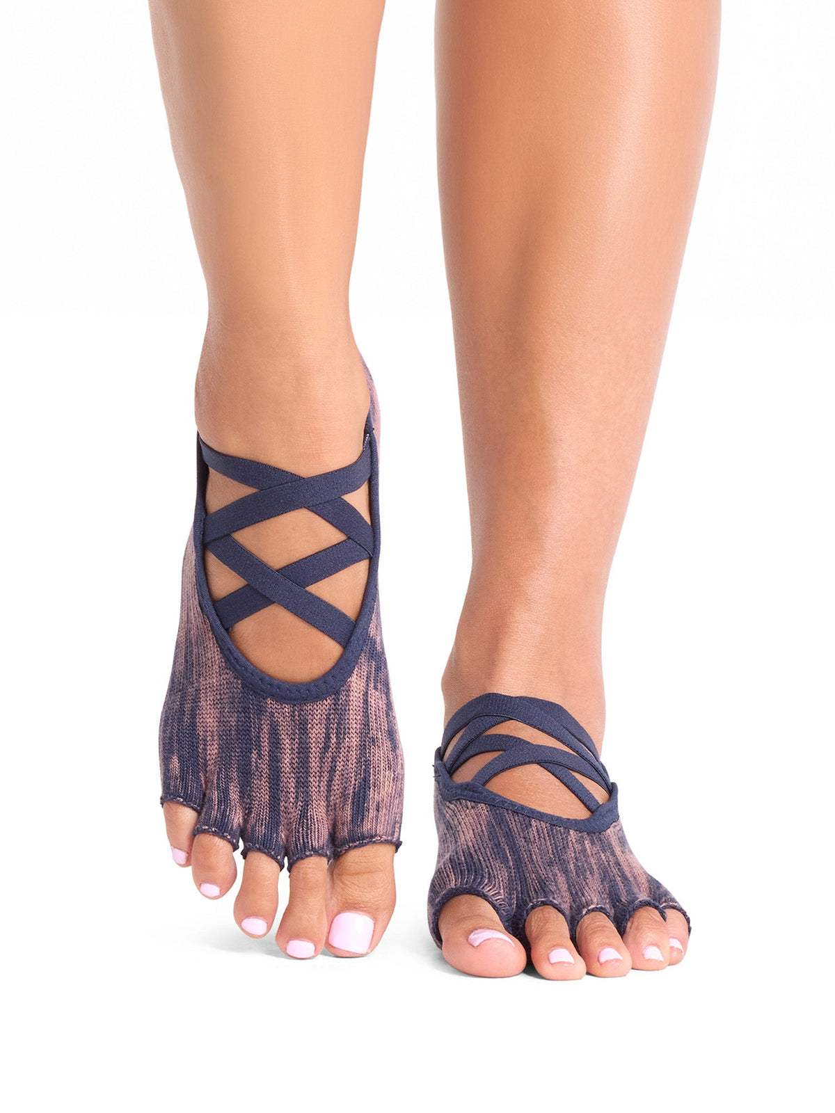 [ToeSox] Elle エル（Half-Toe／つま先なし）グリップ ソックス ／ ヨガ ピラティス 滑り止め付 靴下 26FW_D2