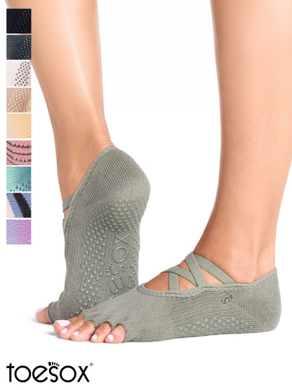 [ToeSox] Elle エル（Half-Toe／つま先なし）グリップ ソックス ／ ヨガ ピラティス 滑り止め付 靴下 26FW_D2