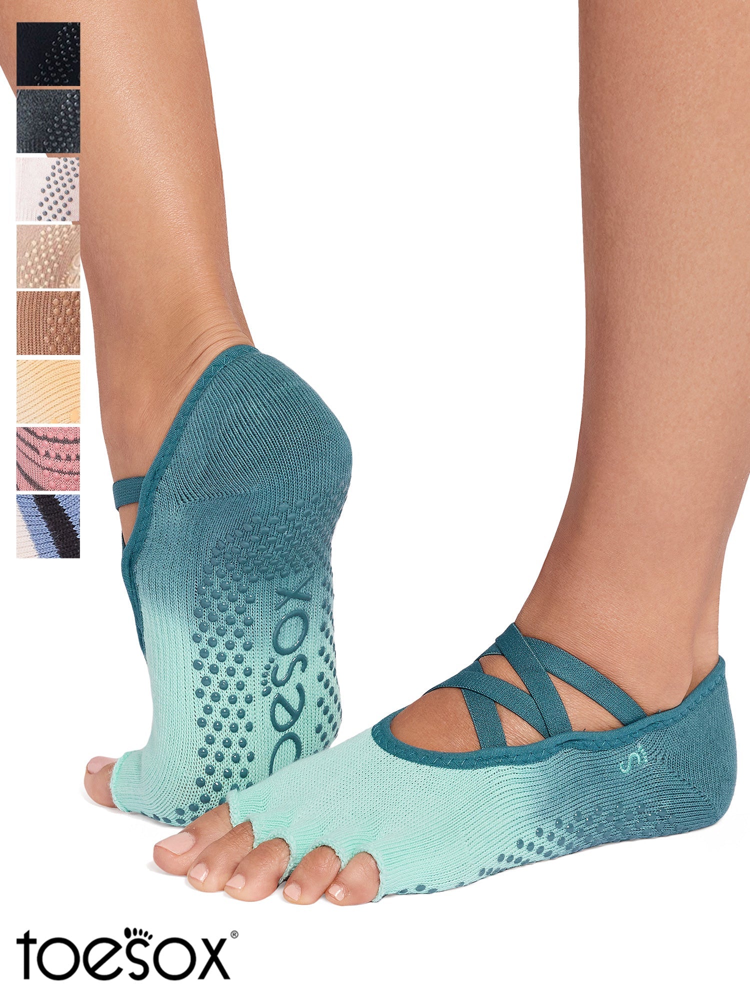 [ToeSox] Elle (Half-Toe) Grip Socks / Yoga Pilates Anti-Slip Socks 25SS_D3