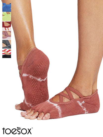 [SALE][ToeSox] Elle エル（Half-Toe／つま先なし）グリップ ソックス ／ トゥソックス ヨガ ピラティス 滑り止め付 靴下  [GWS]