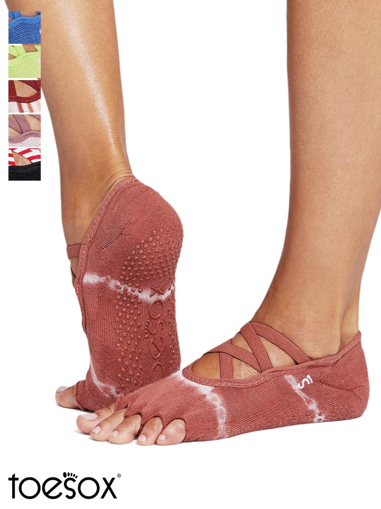 19% OFF [SALE] [ToeSox] Elle (Half-Toe) Grip Socks / Yoga Pilates Anti-Slip Socks [SOFF] 2501