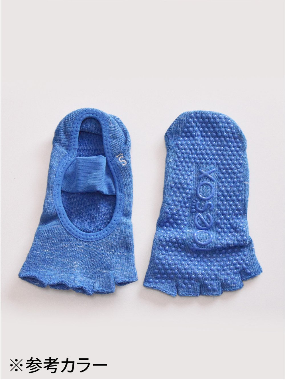 [ToeSox] Mia ミア（Half-Toe／つま先なし） グリップ ソックス ／ ヨガ ピラティス 滑り止め付 靴下 25FW_D1