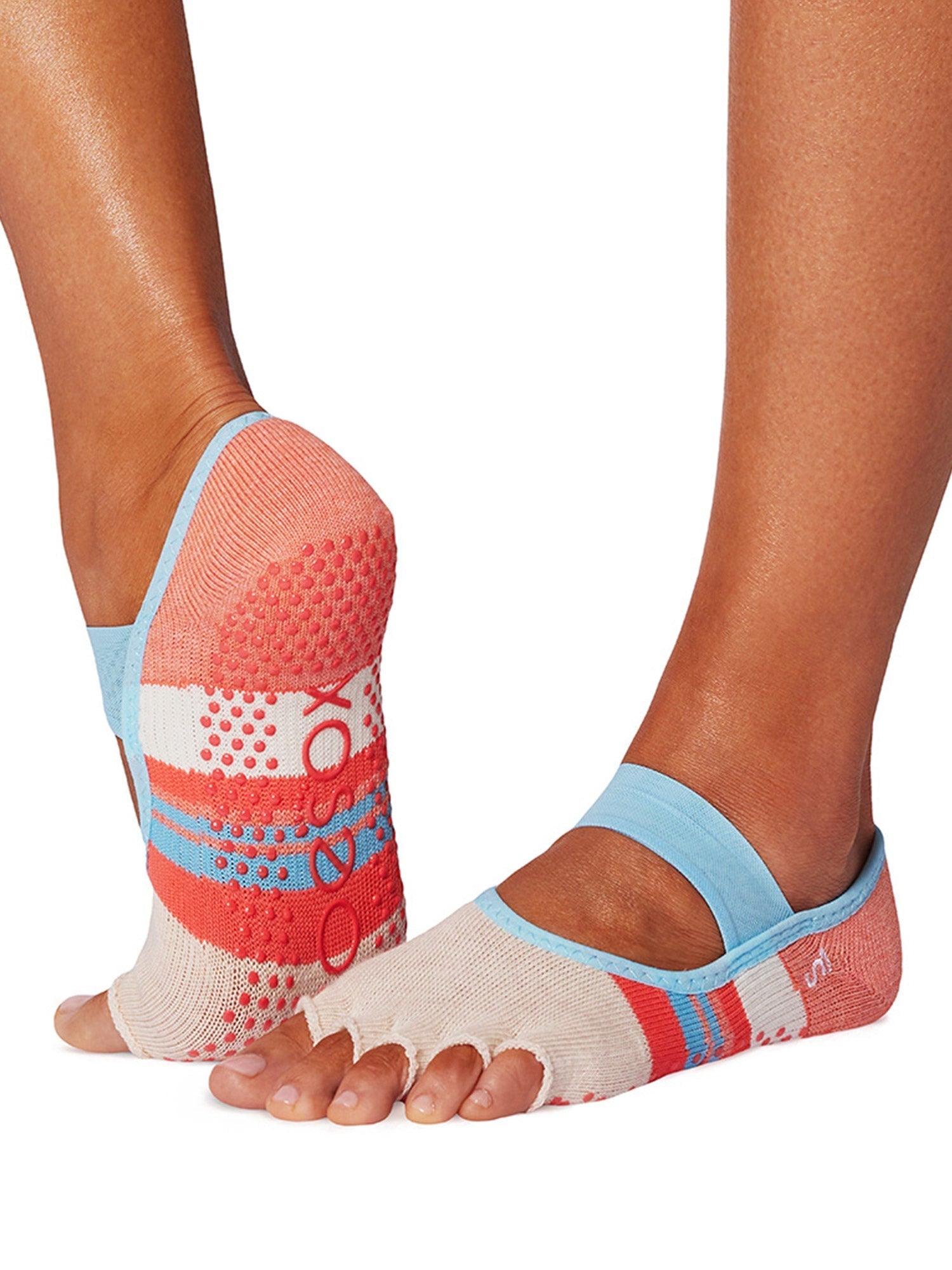 [ToeSox] Mia (Half-Toe) Grip Socks / Yoga Pilates Anti-Slip Socks 25SS_D1 2501