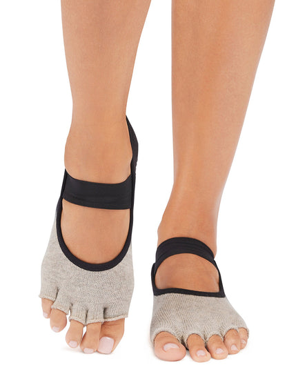 [ToeSox] Mia ミア（Half-Toe／つま先なし） グリップ ソックス ／ ヨガ ピラティス 滑り止め付 靴下 26FW_D1