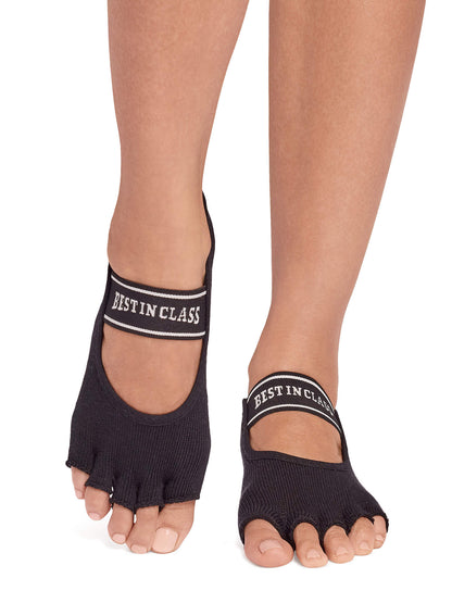 [ToeSox] Mia ミア（Half-Toe／つま先なし） グリップ ソックス ／ ヨガ ピラティス 滑り止め付 靴下 26SS_D1