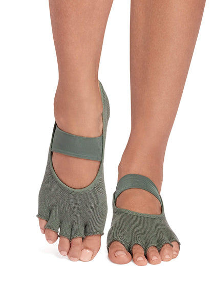 [ToeSox] Mia ミア（Half-Toe／つま先なし） グリップ ソックス ／ ヨガ ピラティス 滑り止め付 靴下 26SS_D1