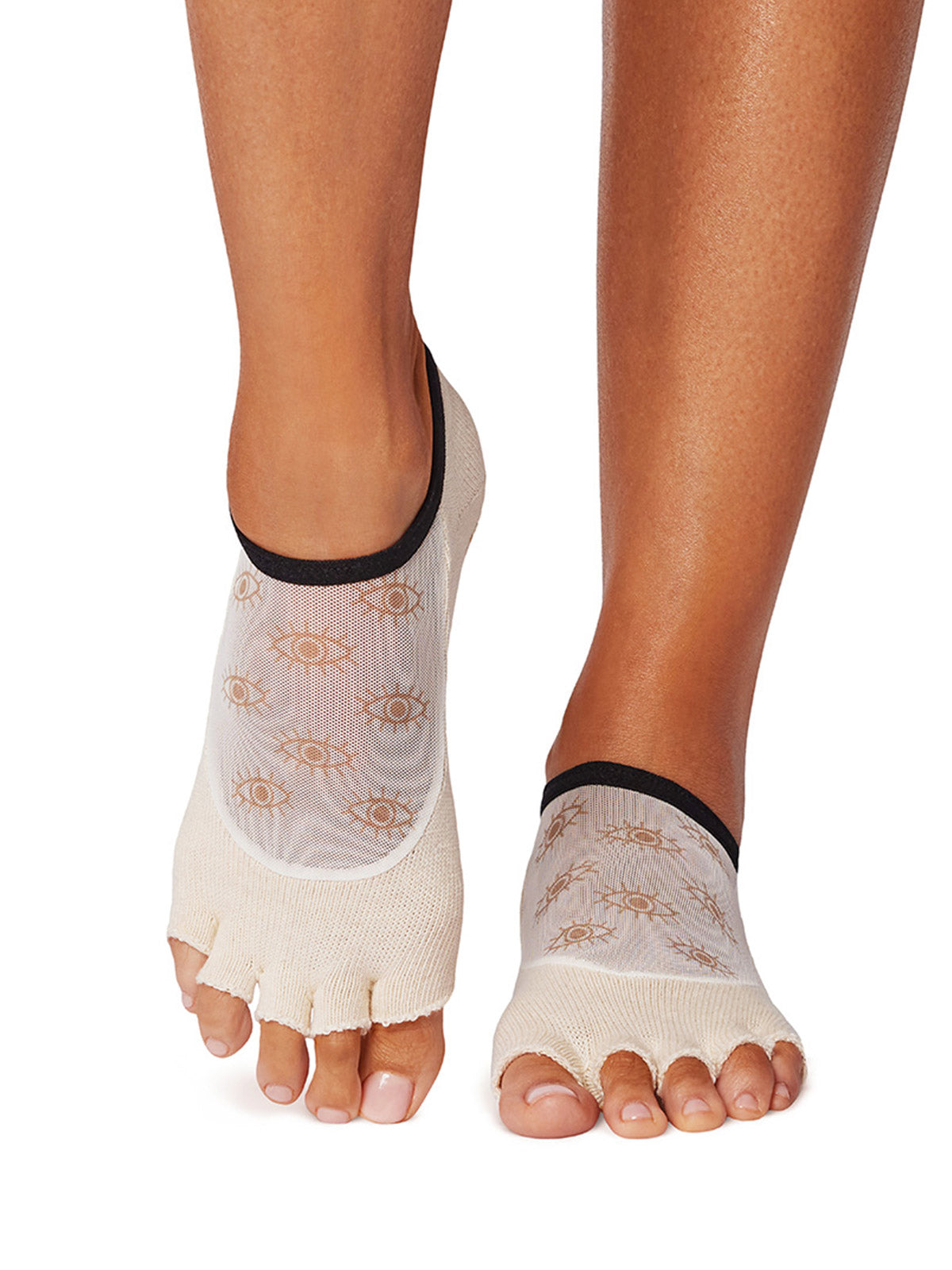 [ToeSox] Luna ルナ（Half-Toe／つま先なし） グリップ ソックス ／ ヨガ ピラティス 滑り止め付 靴下 26FW_D1
