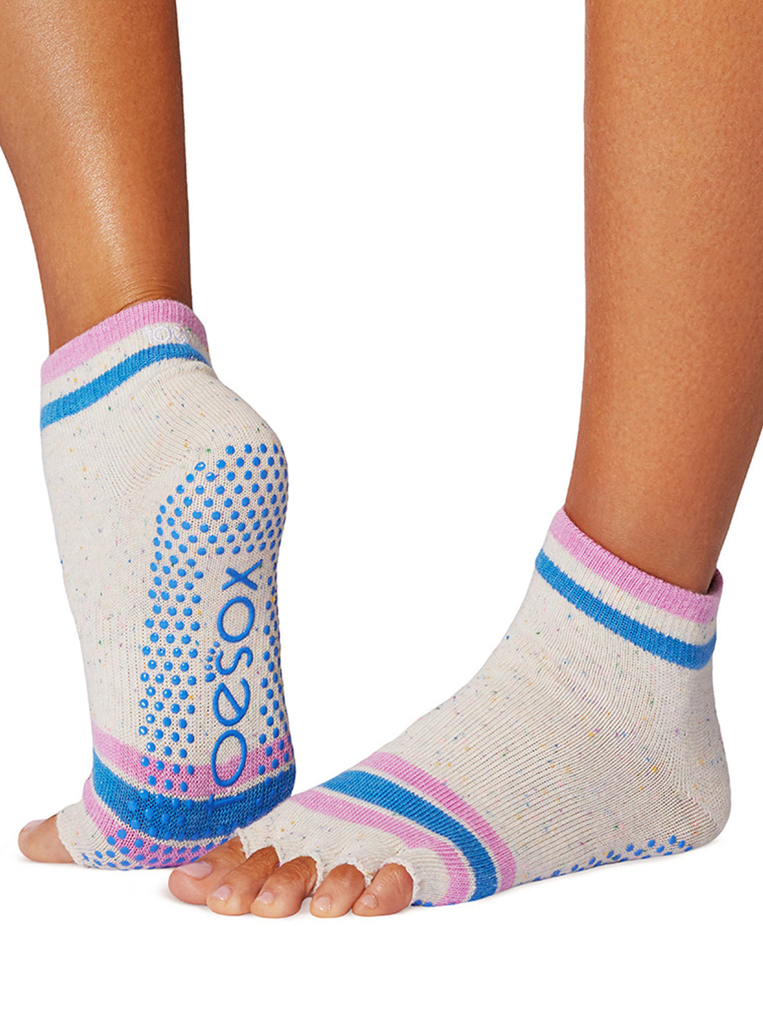 [SALE][ToeSox] Ankle アンクル（Half-Toe／つま先なし） グリップ ソックス ／ トゥソックス ヨガ ピラティス 滑り止め付 靴下 [GWS]