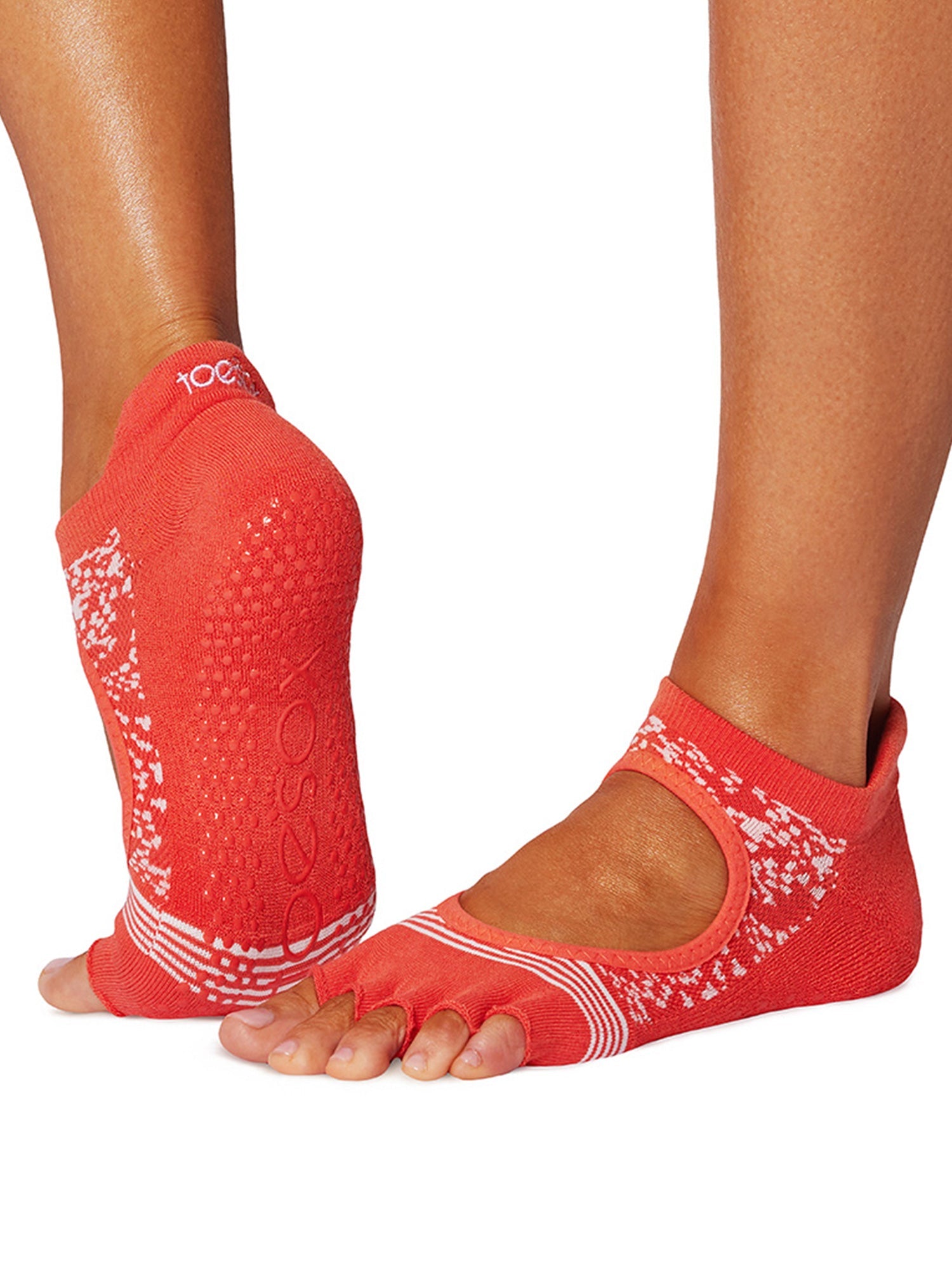 最大39%OFF[SALE][ToeSox] Bellarina Tec ベラリナ テック（Half-Toe／つま先なし） テック グリップ ソックス／ ヨガ ピラティス 滑り止め付 靴下[EX]